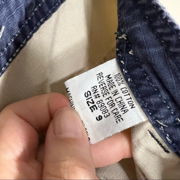 L.E.I. Y2K Vintage Ripstop Shorts with Roll Tabs Light Tan Sz 9 - Picture 8 of 12